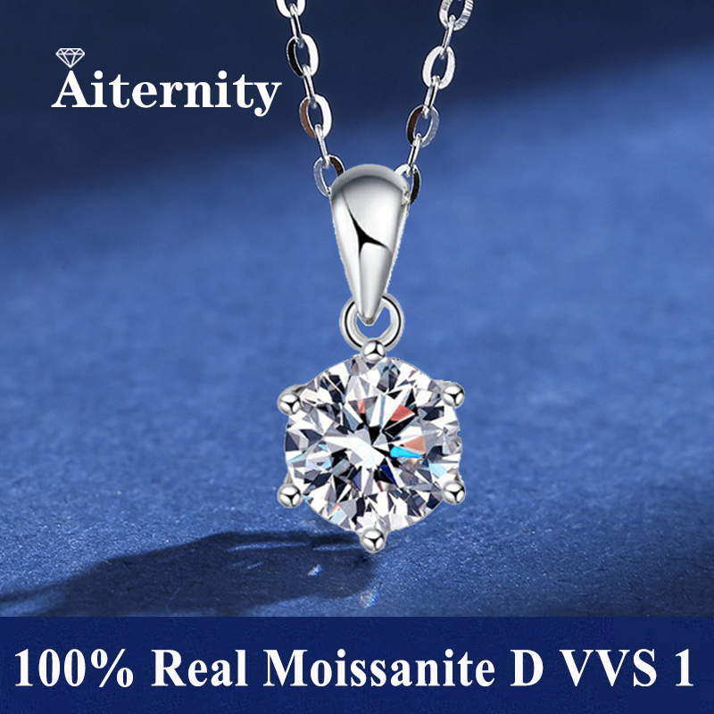 Vs Smartwatch - Collar con Colgante de Moissanita de