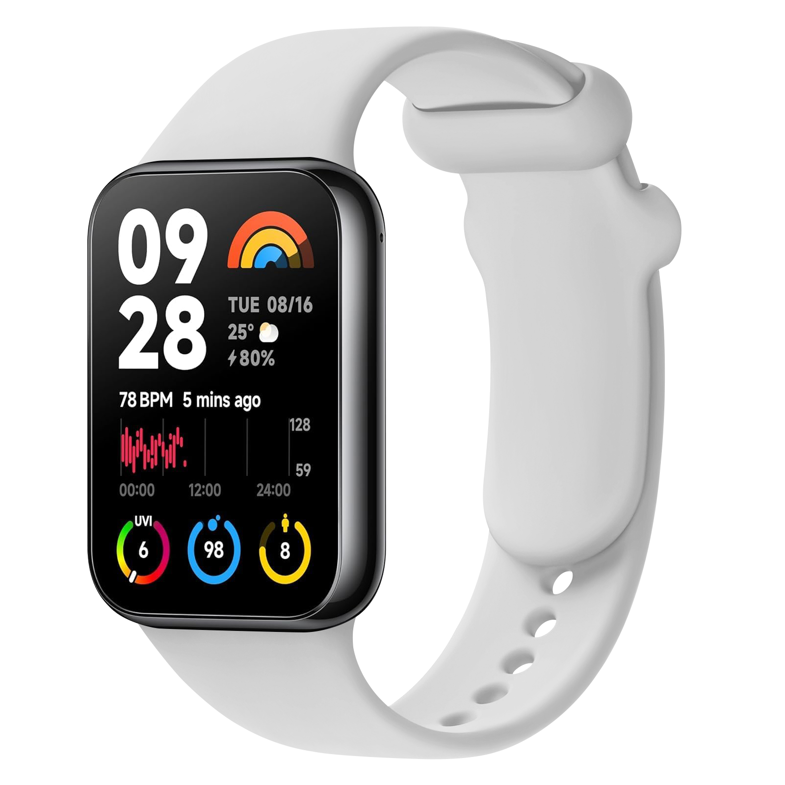 Tag Watches Smartwatch - Correa de silicona para Xiaomi Mi