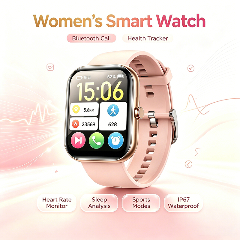 Smartwatch Sports Watches For Women - Reloj inteligente para mujer con llamadas
