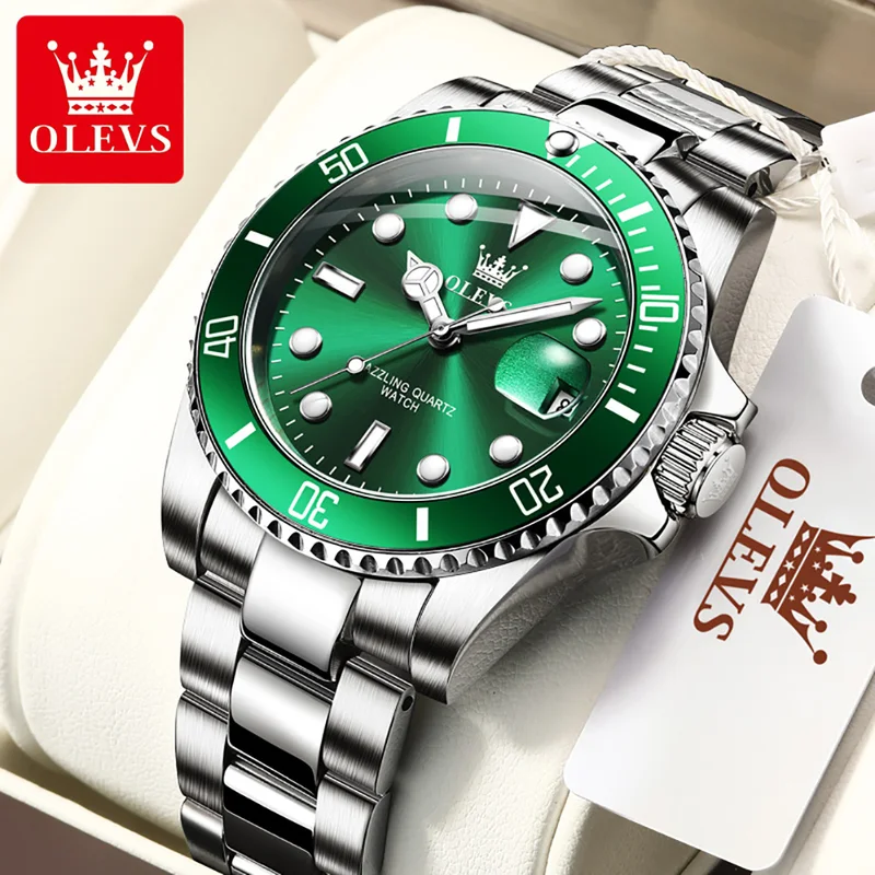 Rolex Watch Datejust - OLEVS, reloj de cuarzo Original para
