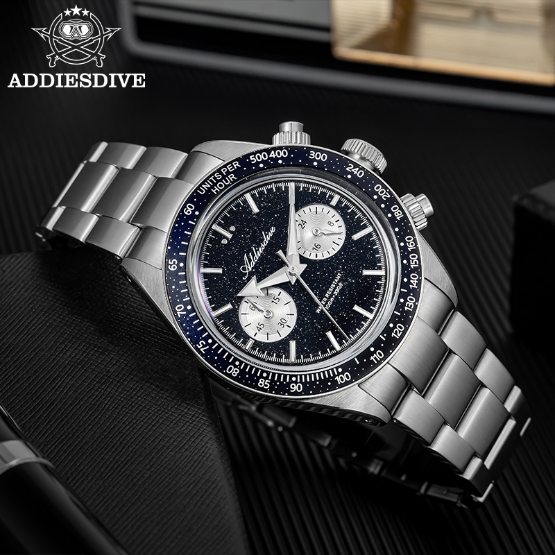 Watch Crown Pusher - Relojes de cuarzo con cronógrafo ADDIESDIVE