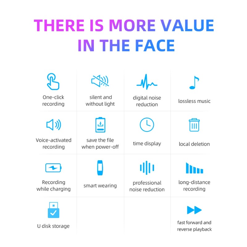 Smartwatch Noise Watches - Mini Reloj Grabador de Voz con