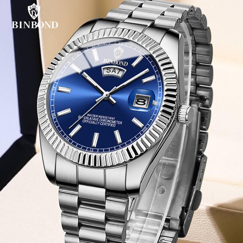 BINBOND B7012 Reloj de cuarzo  - Rolex Watch Datejust reseña y precio