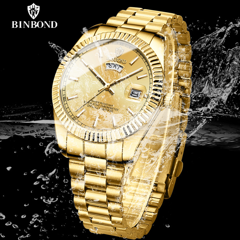 BINBOND B7012 Reloj de cuarzo  - Rolex Watch Datejust reseña y precio