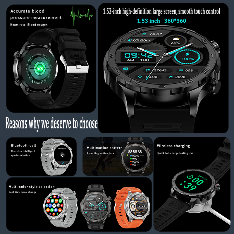 Nuevo reloj inteligente con GP - Smartwatch Watches For Men With Gps reseña y precio