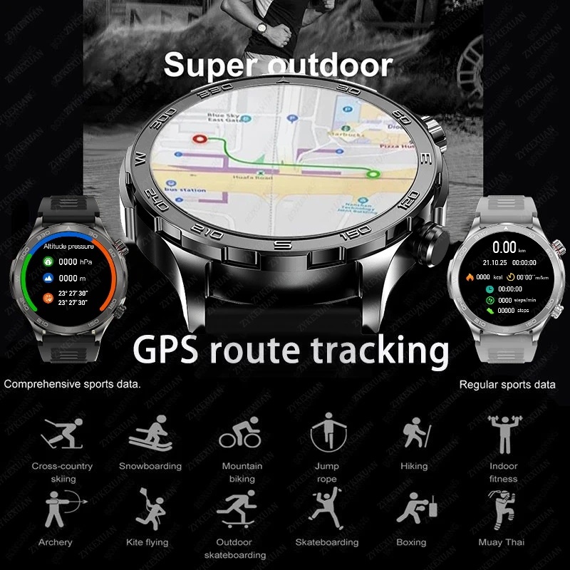 Nuevo reloj inteligente con GP - Smartwatch Watches For Men With Gps reseña y precio