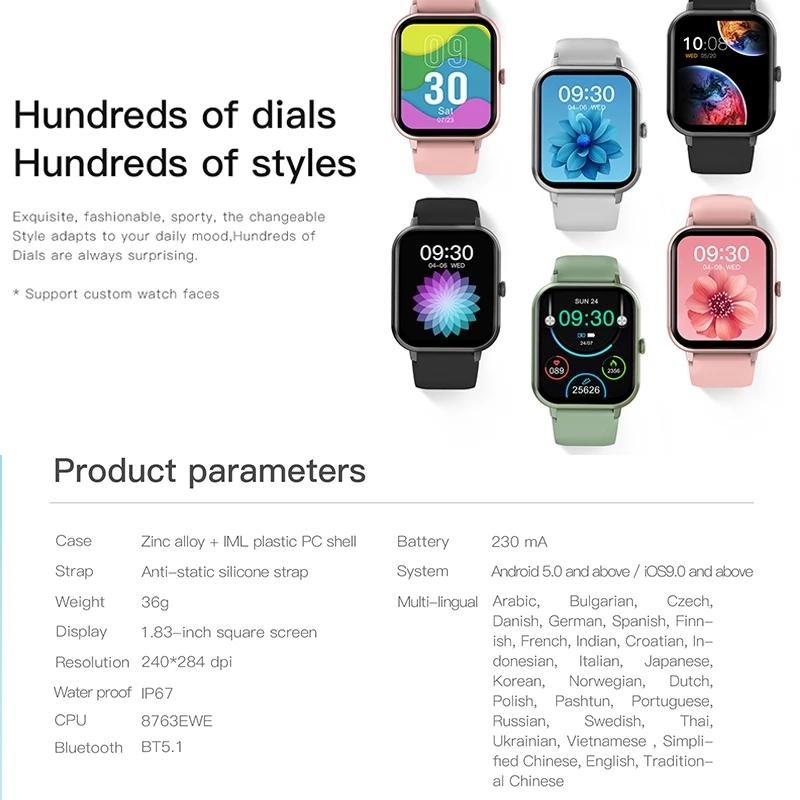Reloj inteligente 2025 para Mu - Smartwatch Sports Watches For Women reseña y precio