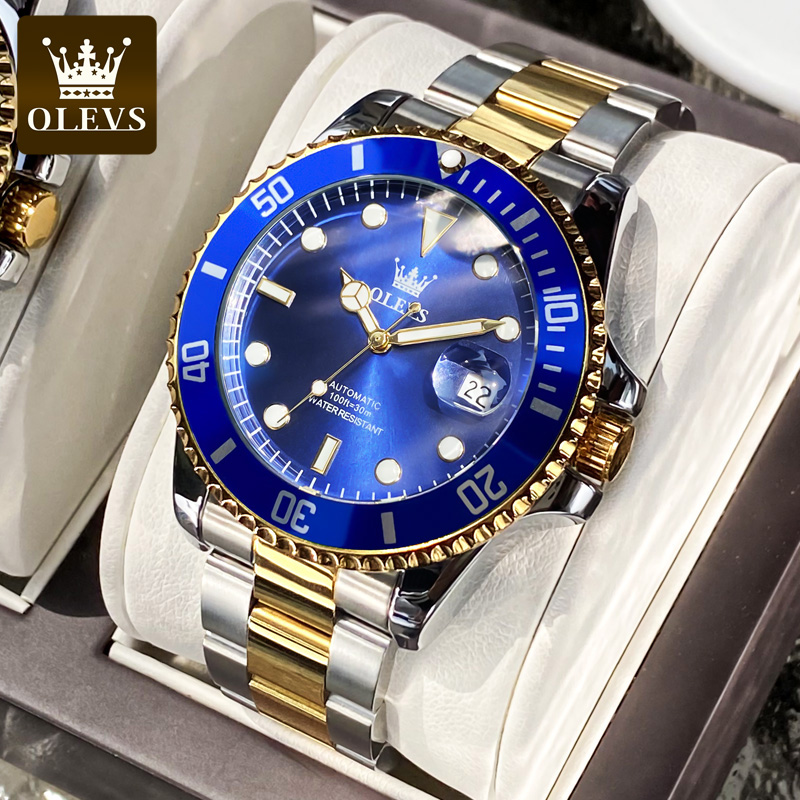 OLEVS-reloj de buceo automátic - Rolex Watch Datejust reseña y precio