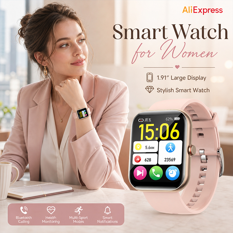 Reloj inteligente para mujer c - Smartwatch Sports Watches For Women reseña y precio