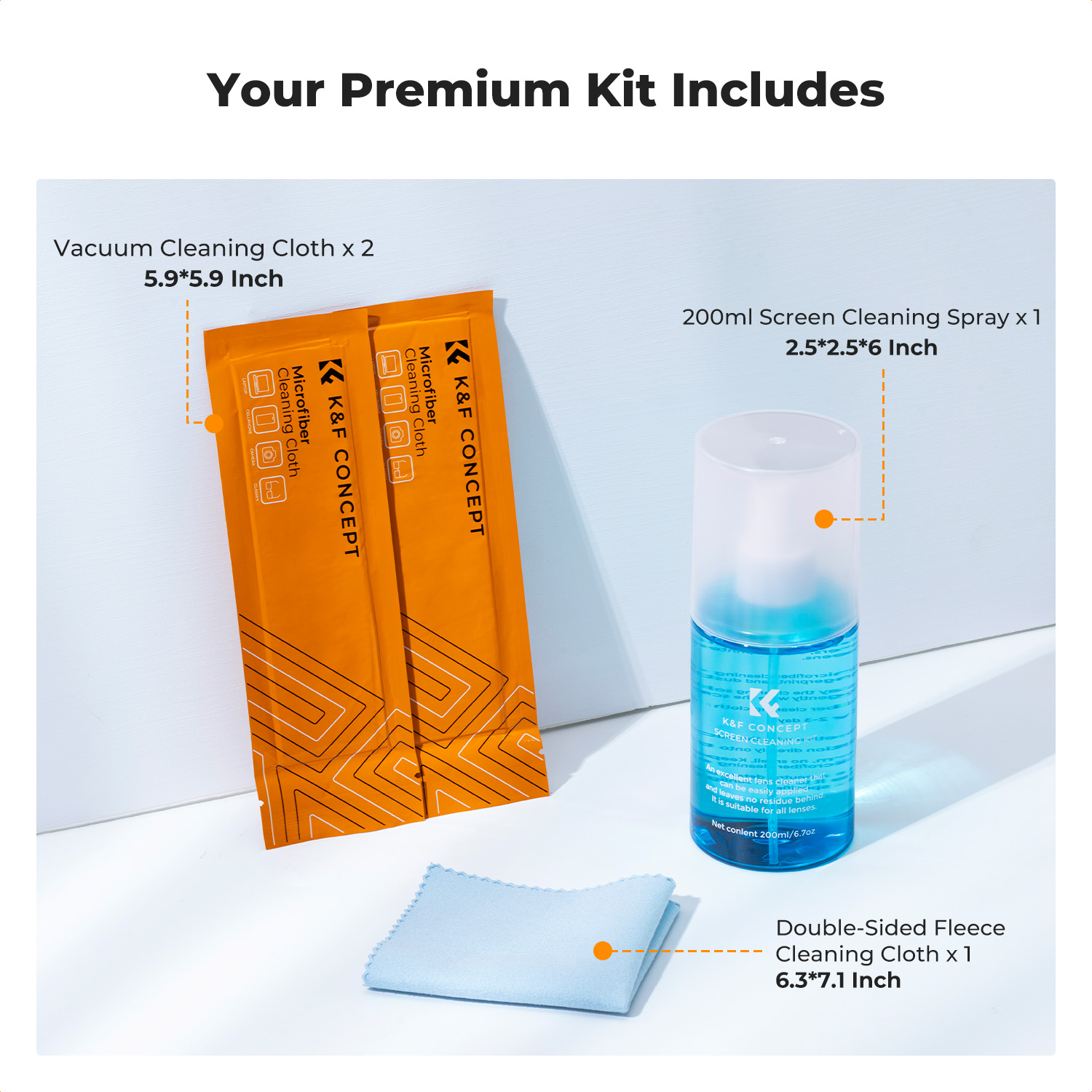 K&F CONCEPT Spray limpiador de - Watch Polishing Cloth reseña y precio