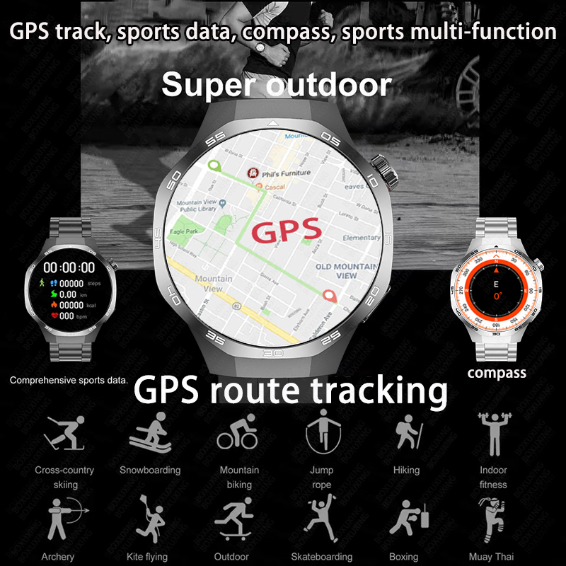 2026 nuevo reloj BOXUXING 5 MA - Smartwatch Watches For Men With Gps reseña y precio